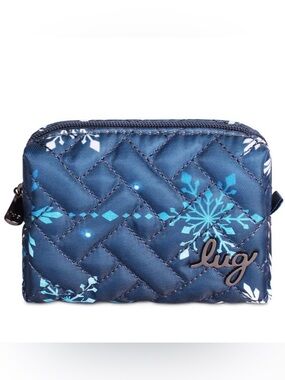 Choo Choo Mini Pill Box Snowflake Navy
